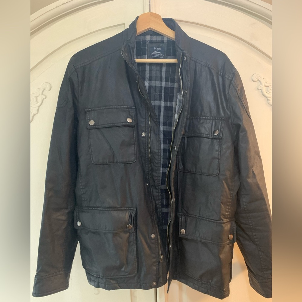 J.Crew Waxed Twill Field Jacket - Medium